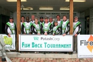 PotashCorp Team at Fish Back Tournament